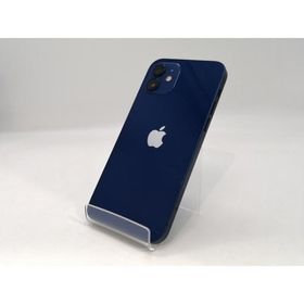 【中古】Apple SoftBank 【SIMロック解除済み】 iPhone 12 64GB ブルー MGHR3J/A【浜松駅前】保証期間１ヶ月【ランクC】