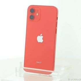 〔中古〕Apple(アップル) iPhone12 64GB プロダクトレッド NGHQ3J／A SIMフリー〔251-ud〕