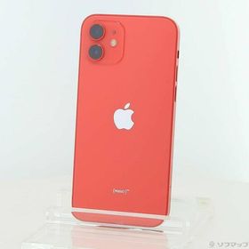 〔中古〕Apple(アップル) iPhone12 64GB プロダクトレッド MGHQ3J／A SIMフリー〔276-ud〕