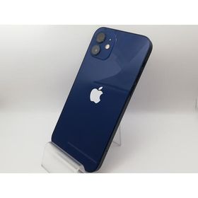 【中古】Apple docomo 【SIMロック解除済み】 iPhone 12 256GB ブルー MGJ33J/A【新宿】保証期間１ヶ月【ランクC】