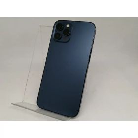 【中古】Apple au 【SIMロック解除済み】 iPhone 12 Pro Max 128GB パシフィックブルー MGCX3J/A【日本橋3】保証期間1ヶ月【ランクC】