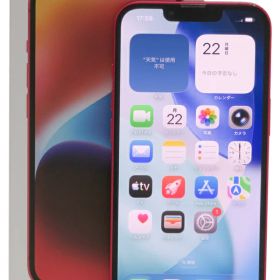 【Apple】アップル『iPhone 14 / 6.1inch / 128GB / SIMロック解除済み ドコモ / プロダクトレッド』MPV93J/A 2022年9月発売 スマートフォン 1週間保証【中古】