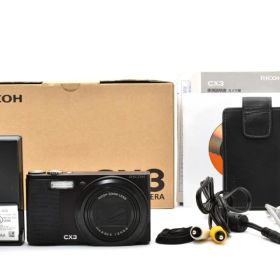 超美品 リコー CX3 コンパクトデジタルカメラ ブラック Ricoh 093