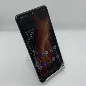 ★【ジャンク品】AQUOS sense 5G SHG03 64GB ブラック au 管理:8d5d
