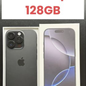 iPhone 16 Pro 128GB ブラックチタニウム