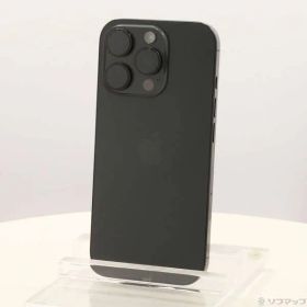 ソフマップ 〔中古品〕 iPhone16 Pro 128GB ブラックチタニウム MYMV3J／A SIMフリー【269】