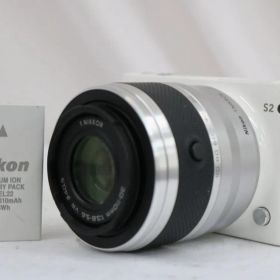 【返品保証】 ニコン Nikon 1 S2 ホワイト 1 NIKKOR 30-110mm F3.8-5.6 VR ミラーレス一眼 e14788