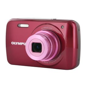 OLYMPUS デジタルカメラ VH-210 レッド 1400万画素 光学5倍ズーム DIS ハイビジョンムービー 3.0型LCD 広角26mm 3Dフォト機能 VH-210 RED