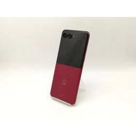 【中古】MOTOROLA 海外版 【SIMフリー】 motorola razr 60 Ultra 16GB 512GB PANTONE Rio Red【横浜】保証期間1ヶ月【ランクA】