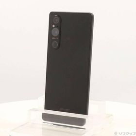 〔中古〕SONY(ソニー) Xperia 1 V 256GB ブラック SO-51D docomo SIMフリー〔377-ud〕