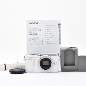 ■558ショットのほぼ新品■ OLYMPUS オリンパス PEN E-PL10 ボディ ホワイト ミラーレス一眼 #F207