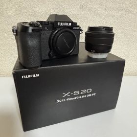 ✨【極美品】FUJIFILM X-S20 レンズキット・ショット数289・SD