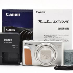 ★新品級★ キヤノン Canon PowerShot SX740 HS シルバー 《元箱付・付属品多数！》★完動品★ #A605073