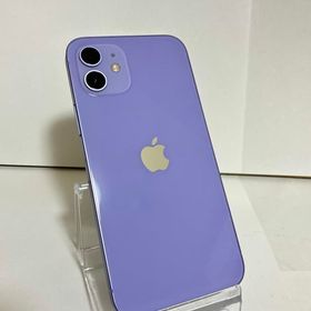 ○ハピネスネットiPhone12 128GB パープル 送料無料