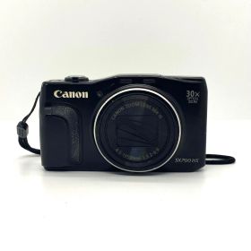 【全額返金保証】【最速発送】Canon コンパクトデジタルカメラ PowerShot SX700 HS ブラック 動作確認済