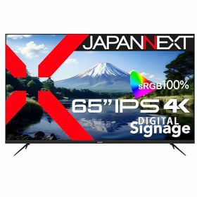 JAPANNEXT 65インチ IPSパネル搭載 4K(3840x2160)解像度 大型液晶モニター JN-IPS65UHD-U HDMI HDR400相当 sRGB