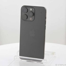 〔中古〕Apple(アップル) iPhone15 Pro Max 1TB ブラックチタニウム MU6Y3J／A SIMフリー〔349-ud〕