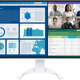 【送料無料】EIZO EV3240X-WT 液晶ディスプレイ 31.5型/ 3840×2160/ HDMI×2、DisplayPort、USB Type-C/ ホワイト/ スピーカー：あり【在庫目安:僅少】