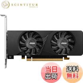 【送料無料】MSI GeForce RTX 3050 LP 6G OC PCIe4.0 ロープロファイルサイズ 補助電源不要 デュアルファン搭載 グラフィックスボード VD8790