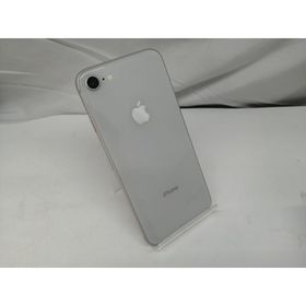 【中古】Apple au 【SIMロック解除済み】 iPhone 8 64GB シルバー MQ792J/A【札幌】保証期間１週間【ランクC】