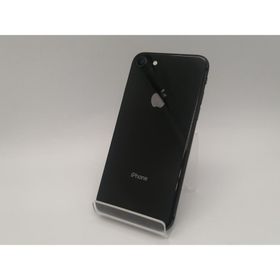【中古】Apple au 【SIMロック解除済み】 iPhone 8 256GB スペースグレイ MQ842J/A【大須アメ横】保証期間１週間【ランクC】