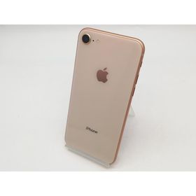 【中古】Apple au 【SIMロック解除済み】 iPhone 8 64GB ゴールド MQ7A2J/A【鹿児島中町】保証期間１ヶ月【ランクC】