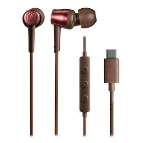 オーディオテクニカ ATH-CKD30C-BW ダイナミック密閉型カナルイヤホン（ブラウン）audio-technica[ATHCKD30CBW] 返品種別A