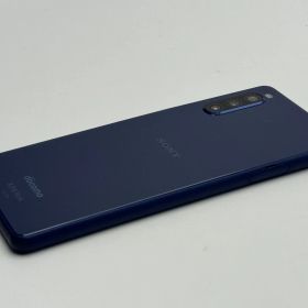 【中古C】Xperia 10 II SO-41A ブルー SIMフリー 白ロム