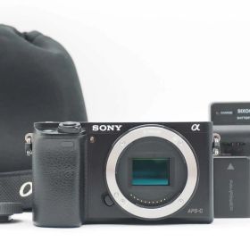 ソニー Sony a6000 ILCE-6000 24.3MP Digital Camera Black 5308 Shots [良品] #Z6433A