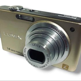 動作品 カメラ Panasonic LUMIX ゴールド DMC-FX66