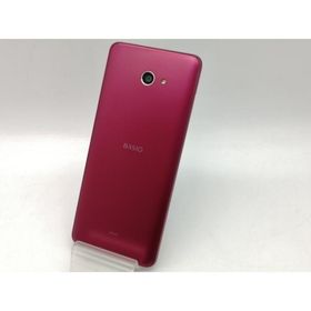 【中古】KYOCERA UQmobile 【SIMフリー】 BASIO4 ワインレッド 3GB 32GB KYV47【OSU301】保証期間１ヶ月【ランクB】