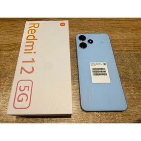 【中古美品】Redmi 12 5G 128GB スカイブルー SIMフリー XIG03 A435