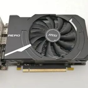 【中古】MSI GeForce GTX 1650 AERO ITX 4G OC GTX1650/4GB(GDDR5)/PCI-E【千葉】保証期間１週間