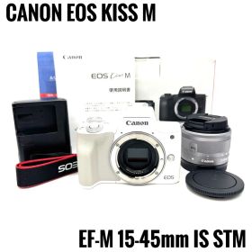 高性能コンパクトミラーレス キャノン CANON EOS Kiss M ホワイト