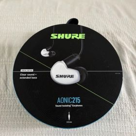 SHURE SE215 有線イヤホン マイク付き ホワイト AONIC215