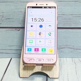 Softbank SHARP シンプルスマホ4 704SH ピンク 本体 白ロム SIMロック解除済み SIMフリー 美品 A963807