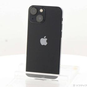 〔中古〕Apple(アップル) iPhone13 mini 128GB ミッドナイト MLJC3J／A SIMフリー〔198-ud〕