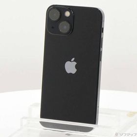 〔中古〕Apple(アップル) iPhone13 mini 128GB ミッドナイト NLJC3J／A SIMフリー〔269-ud〕