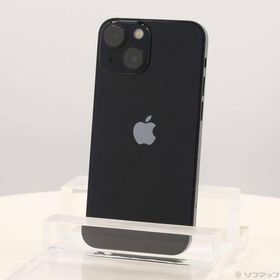 〔中古〕Apple(アップル) iPhone13 mini 128GB ミッドナイト MLJC3J／A SIMフリー〔352-ud〕