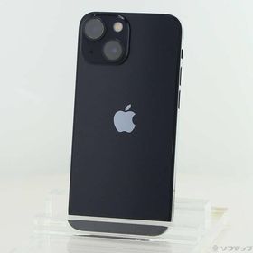 〔中古〕Apple(アップル) iPhone13 mini 128GB ミッドナイト MLJC3J／A SIMフリー〔251-ud〕
