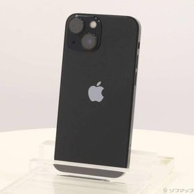 〔中古〕Apple(アップル) iPhone13 mini 128GB ミッドナイト MLJC3J／A SIMフリー〔349-ud〕