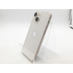 【中古】Apple au 【SIMフリー】 iPhone 13 mini 128GB スターライト MLJE3J/A【柏】保証期間１ヶ月【ランクC】