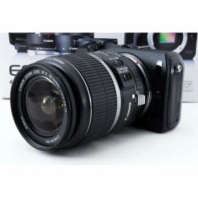 【中古】キヤノン Canon EOS M ブラック ブラック レンズキット 美品 軽量・コンパクト ストラップ付き カメラ 中古 人気 おすすめ 高画質