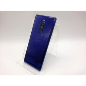 【中古】SONY SoftBank 【SIMロック解除済み】 Xperia 1 802SO パープル【スマーク伊勢崎】保証期間１ヶ月【ランクA】