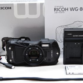 ★極上美品 RICOH WG-80 BLACK リコー本格防水デジタルカメラ 14m防水 ★