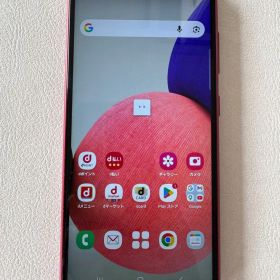 docomo Samsung GalaxyA22 5G レッド 本体