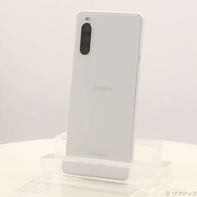〔中古〕SONY(ソニー) Xperia 10 II 64GB ホワイト SO-41A docomoロック解除SIMフリー〔349-ud〕