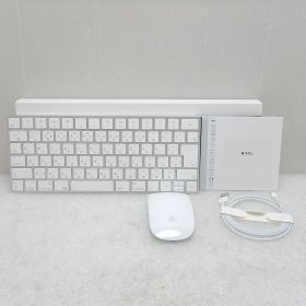 【中古 Aランク】別売りLightningケーブル付属 Apple Magic Keyboard 日本語キーボード A1644 マジックマウス2 A1657 セット