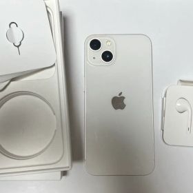 iPhone 13 128GB スターライトSIMフリー イヤホン付き 箱付き
