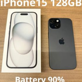 Apple iPhone 15 本体 ブラック 128GB simフリー